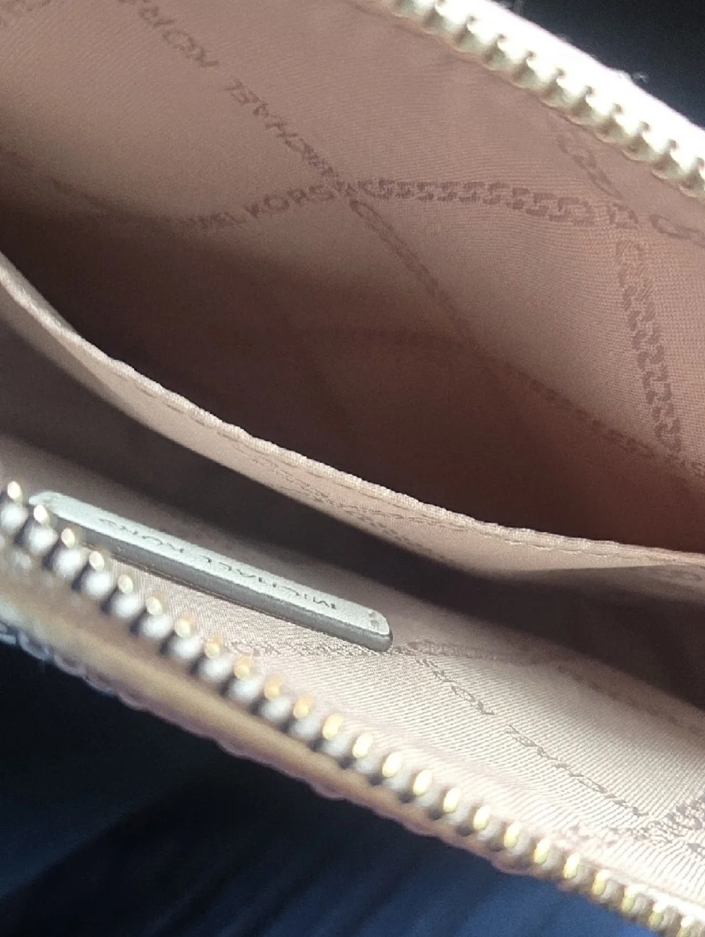 Michael Kors Empire Opt/Silver Medium Chain Pouchette - Picture 5 of 9